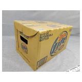 Empty beer bottles in Miller lite box no ship