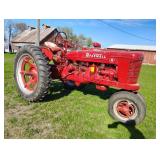Farmall H Newer rear tires runs
