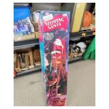 43-in Stepping Santa probably new