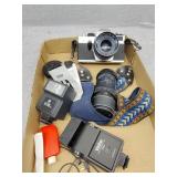 Praktica camera and miscellaneous lenses