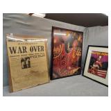 Three wall decor pieces