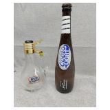 Bud light and Coors light bottles