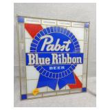 Pabst Blue ribbon glass