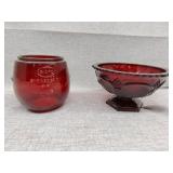 Dietz  lantern glass and candy dish