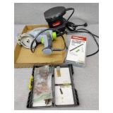 Paint sprayer no bottom, sander and more
