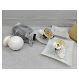 Air pump and older lamp shades