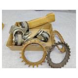 Casters and cast wheels
