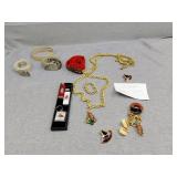 Women's belts and jewelry