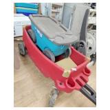 Wagon and garden scooter