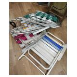 Four outdoor chairs