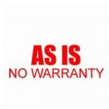 All items are sold AS-IS no refunds will be given