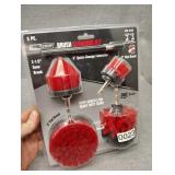 Brush cleaning kit for drill