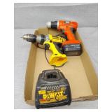 DeWalt drill no battery, BD drill has battery no