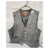 Leather vest 2x