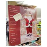 50-in animated Santa not new is used