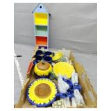 Sunflower plates and cups and more