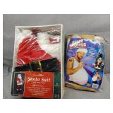 Santa suit  and belly stuffer