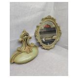 Mirror and wall hanger