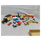1978 Coca-Cola semi and other toy cars