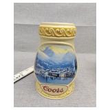 Coors beer stein