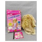 Barbie items including fashion designer