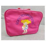 Going to Grandma's small kids suitcase