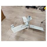 Metal fan with power control