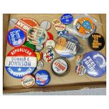 Vintage pins some are political