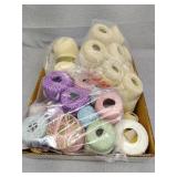 Box full of yarn