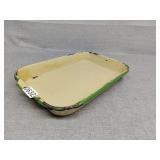 Enameled ware pan