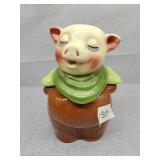 Shawnee pig coinbank cookie jar