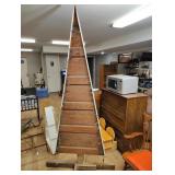 90 in tall Christmas tree from door