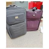 Two pieces luggage see below Black measures