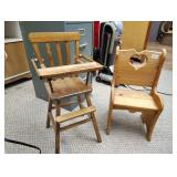 Two doll chairs