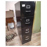 Four drawer file cabinet 52.5 x 15 x 25