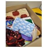 Large box of fabric
