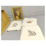 Stitched items and print