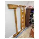 Headboard and metal frame maybe full size