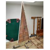 90 inch Christmas tree made from door