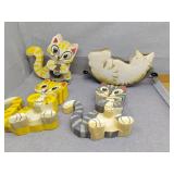 Cat decor top right is metal