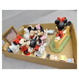 Precious moments and Mickey mouse items