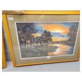 Tranquil sunset gene stocks print no ship