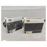 Two old Kodak video cameras