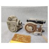 two Revere 8 mm video cameras