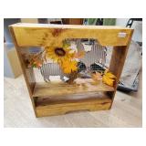 Fall animal display decor 24 x 22.5 x 6