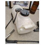 Plastic sprayer tank