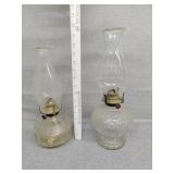 Two kerosene lamps no ship one is lamplight farm