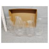 Nine glass chimneys no ship