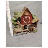 Plastic water wheel clock