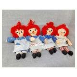 Raggedy Ann dolls
